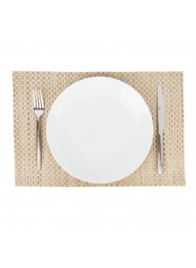 KitchenCraft Woven Beige Weave Placemat