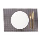 KitchenCraft Woven Metallic Grey Placemat