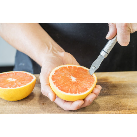 KitchenCraft Oval Handled Stainless Steel Grapefruit Knife