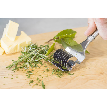 KitchenCraft Oval Handled Professional Mint / Herb Cutter