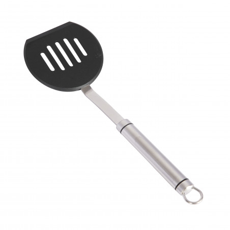 KitchenCraft Oval Handled Stainless Steel Non-Stick Half Round Turner