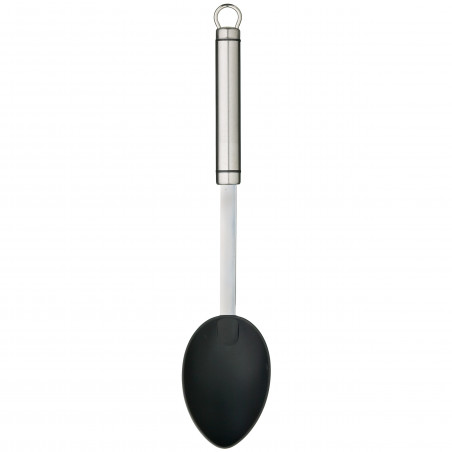 KitchenCraft Oval Handled Stainless Steel Non-Stick Cooking Spoon