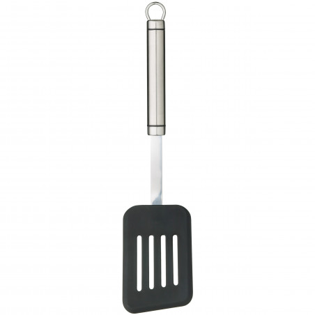 KitchenCraft Oval Handled Stainless Steel Non-Stick Slotted Turner