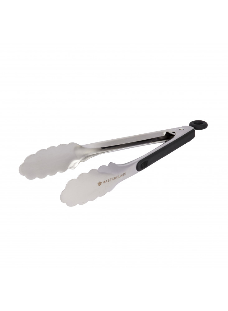 MasterClass Deluxe Stainless Steel 23cm Food Tongs