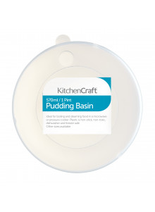 KitchenCraft Plastic 570ml Pudding Basin and Lid