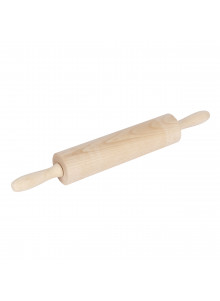 KitchenCraft Beech Wood Revolving 44cm Rolling Pin