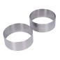 KitchenCraft Set of Two Stainless Steel Large Cooking Rings