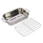 KitchenCraft Stainless Steel 27.5cm x 20cm Roasting Pan