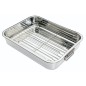 KitchenCraft Stainless Steel 38cm x 27.5cm Roasting Pan