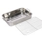 KitchenCraft Stainless Steel 38cm x 27.5cm Roasting Pan