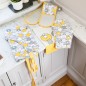 KitchenCraft Yellow Sheep Double Oven Glove