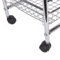 KitchenCraft Chrome Plated Four Tier Trolley