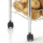 KitchenCraft Chrome Plated Three Tier Trolley