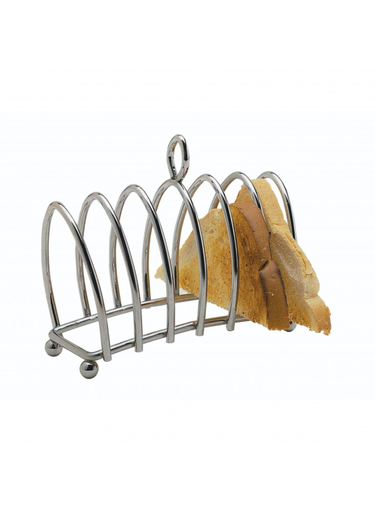 KitchenCraft Chrome Plated Six Slice Toast Rack