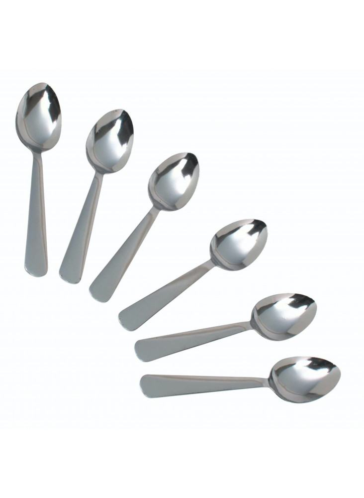 KitchenCraft Set of 6 Stainless Steel Teaspoons