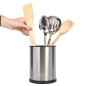 MasterClass Rotating Stainless Steel Finish Utensil Holder