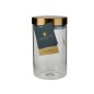 MasterClass Airtight Medium Glass Food Storage Jar with Brass Lid