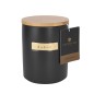 MasterClass Stoneware and Brass Effect Sugar Container with Airtight Bamboo Lid