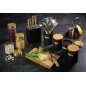 MasterClass Stoneware and Brass Effect Kitchen Utensil Holder