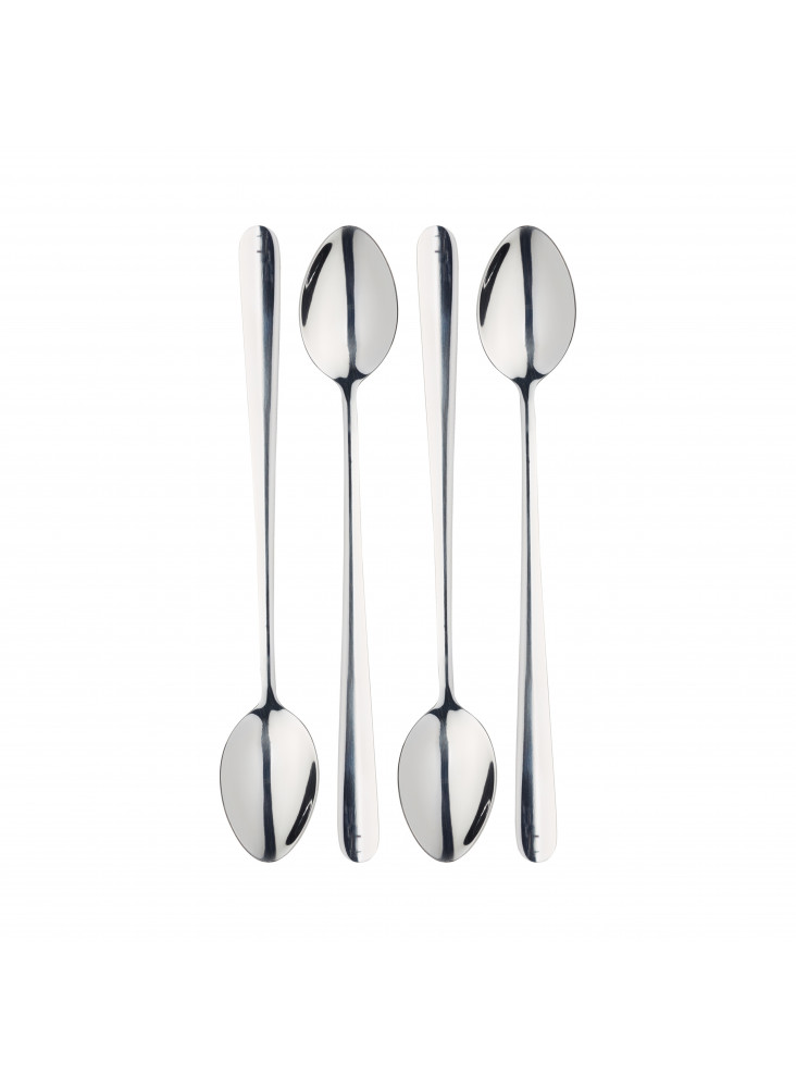 MasterClass Set of 4 Stainless Steel Latte Spoons