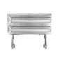 MasterClass Stainless Steel Cling Film, Foil and Kitchen Towel Dispenser