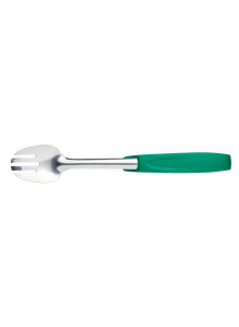 MasterClass Stainless Steel Colour-Coded Buffet Salad Fork - Green