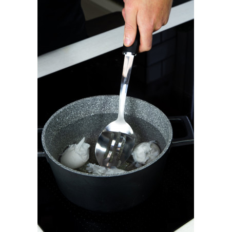 MasterClass Soft Grip Stainless Steel Slotted Spoon