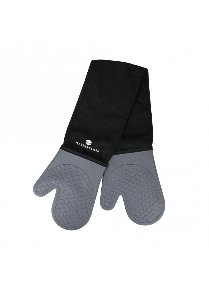 MasterClass Grey Silicone Double Oven Glove