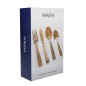 Mikasa Gold-Coloured Cutlery Set in Gift Box, Stainless Steel, 16 Pieces