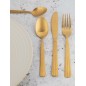 Mikasa Gold-Coloured Cutlery Set in Gift Box, Stainless Steel, 16 Pieces