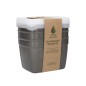 Natural Elements Eco Stackable Storage Set, Large, 1.2L