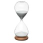 KitchenCraft Natural Elements Hourglass Timer with Acacia Wood Base