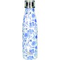 Built 500ml Double Walled Stainless Steel Water Bottle Blue Floral