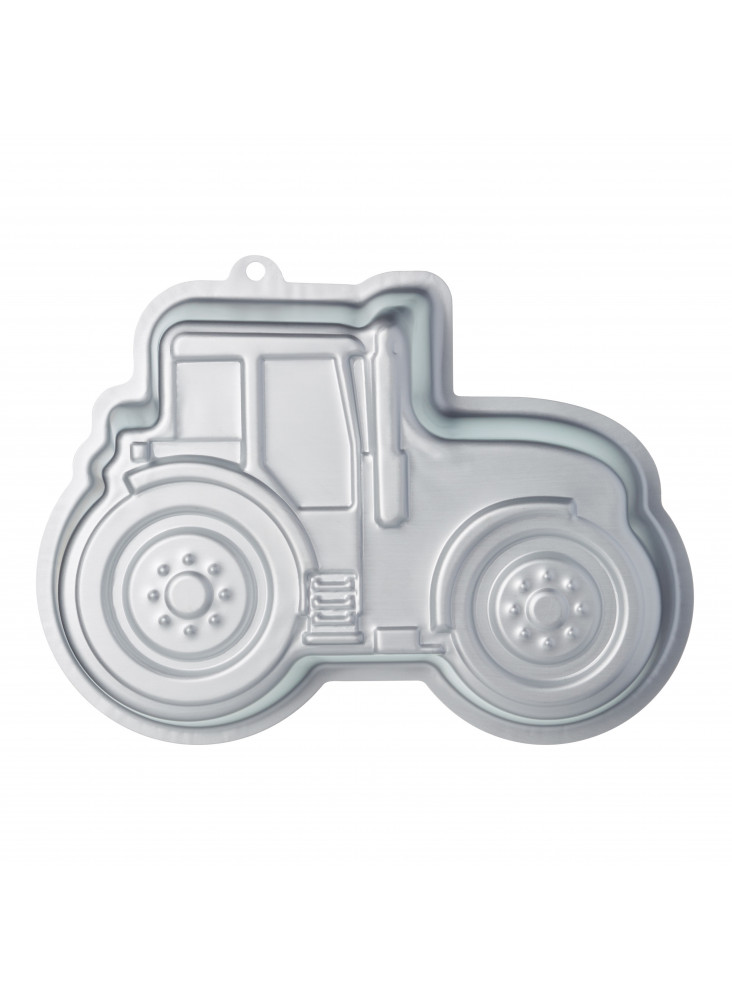 KitchenCraft Silver Anodised Tractor Shaped Cake Pan