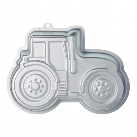 KitchenCraft Silver Anodised Tractor Shaped Cake Pan