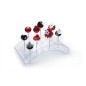 KitchenCraft Coloured Acrylic Cake Pop Stand