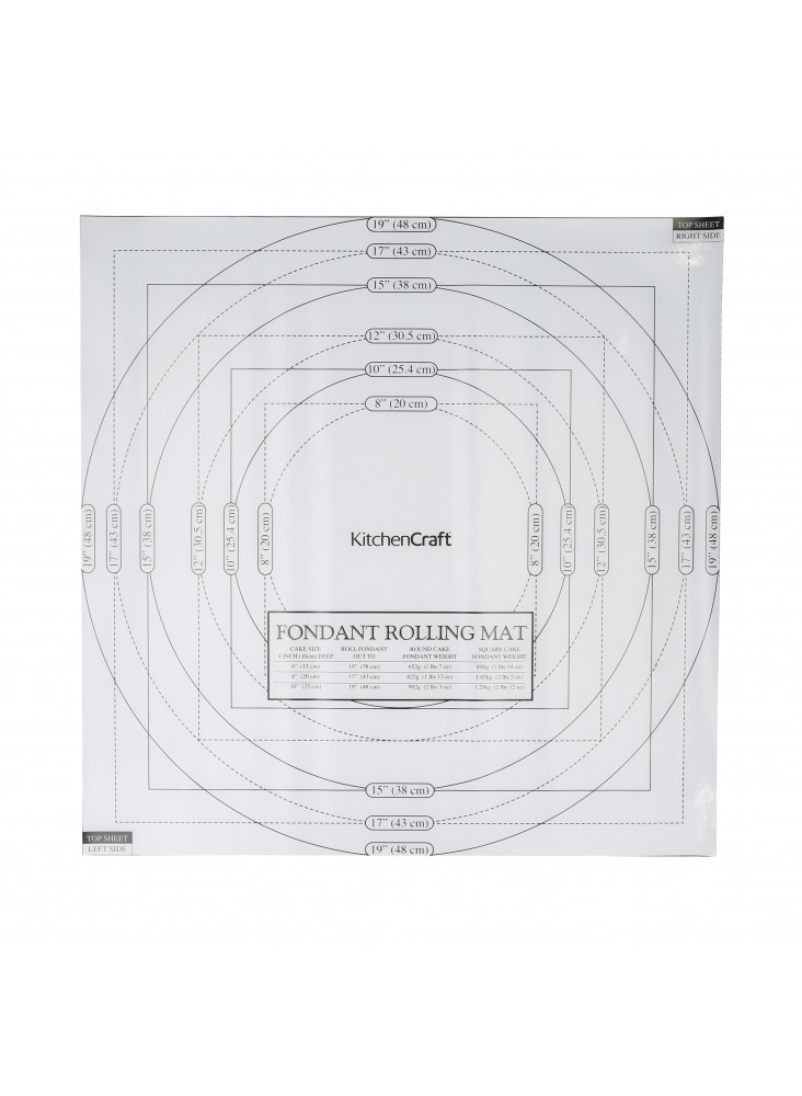 KitchenCraft Measure and Roll PVC Icing Mat