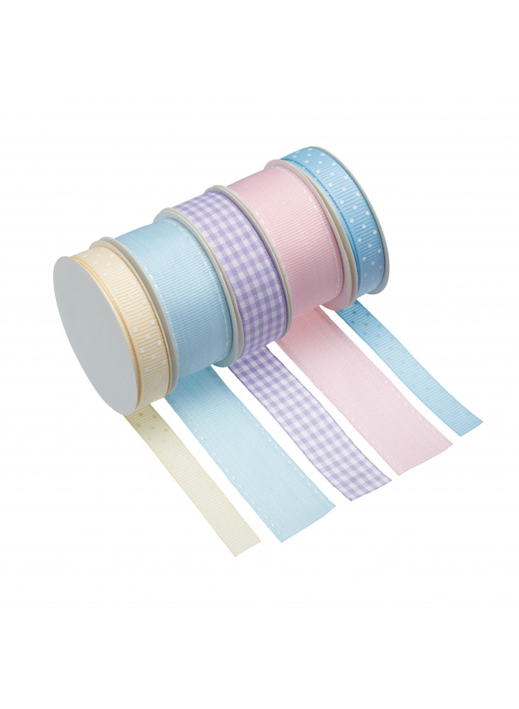 KitchenCraft Pack of 5 Assorted Pastel Ribbons