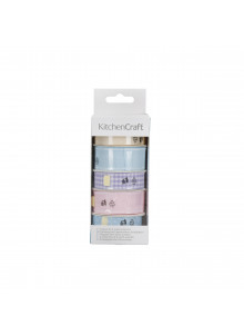 KitchenCraft Pack of 5 Assorted Pastel Ribbons