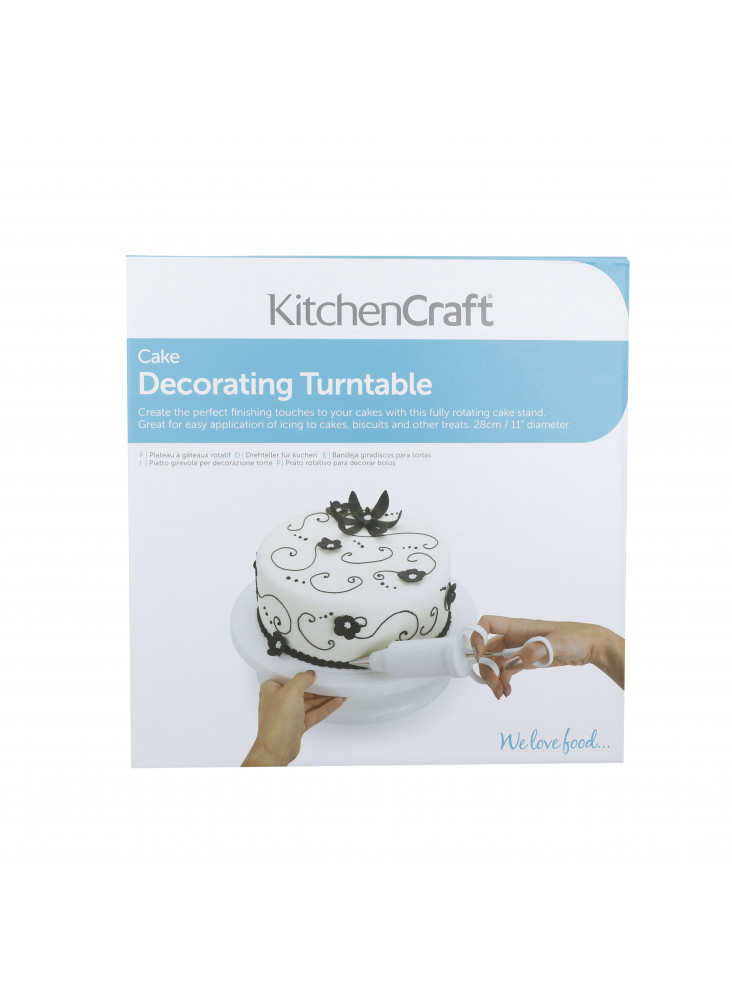 KitchenCraft Sweetly Does It Revolving Cake Decorating Turntable