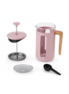 La Cafetière Pisa 8-Cup Cafetiere, Pink