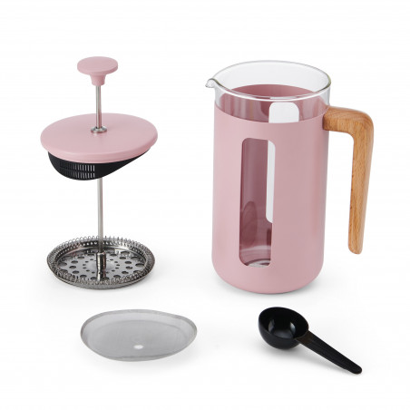 La Cafetière Pisa 8-Cup Cafetiere, Pink