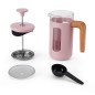 La Cafetière Pisa 3-Cup Cafetiere, Pink