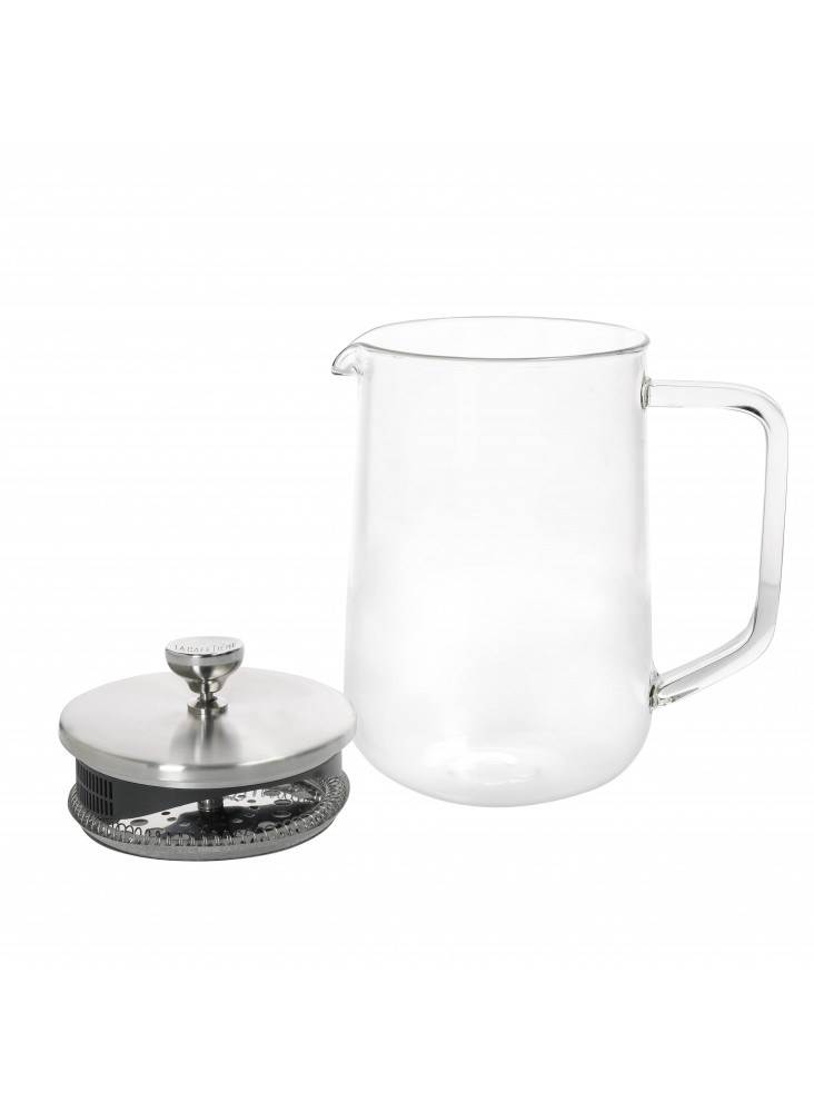 Leaf Loose Glass Cafetière Cup Teapot, 4 La