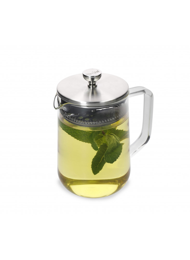 4 Cafetière Cup La Leaf Loose Teapot, Glass