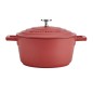 MasterClass 2.5L Cast Aluminium Casserole Dish, Red