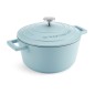 MasterClass 2.5L Cast Aluminium Casserole Dish, Sky Blue