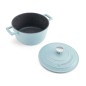 MasterClass 2.5L Cast Aluminium Casserole Dish, Sky Blue