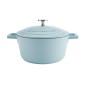 MasterClass 2.5L Cast Aluminium Casserole Dish, Sky Blue