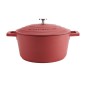 MasterClass 4L Cast Aluminium Casserole Dish, Red